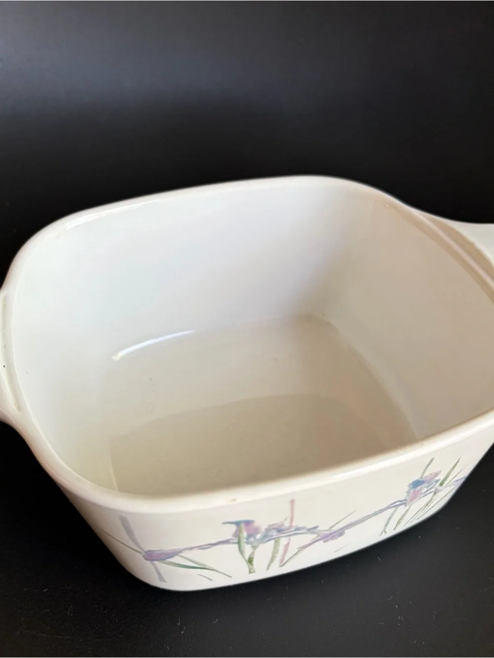 Corningware vintage shadow
